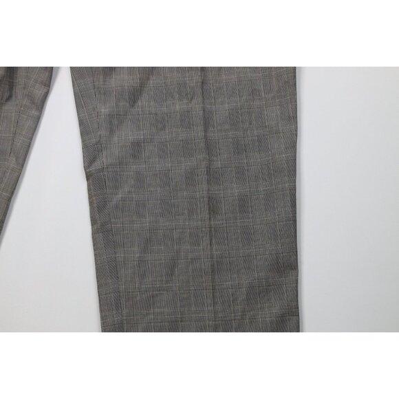 Vtg 90s Ralph Lauren Mens 42x30 Distressed Rayon Gabardine Wide Leg Chino Pants - Picture 6 of 16